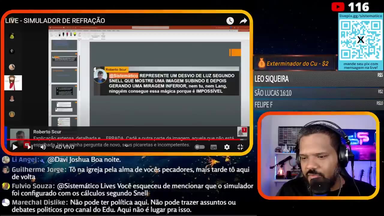 Sistemático Lives - r2OAB25thwE - TEMOS UM NOVO EX TERRAPLANISTA