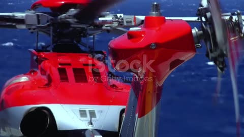 The rotation of the helicopter rotor column