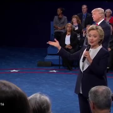 Hillary said she admired Trump’s kids, “they are incredibly able and devoted.”