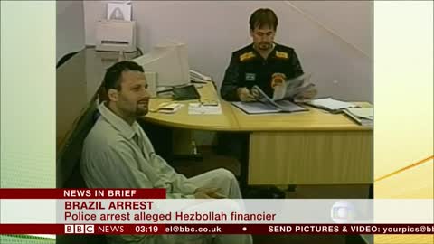 Hezbollah financier arrested (Brazil) - BBC News - 22nd September 2018