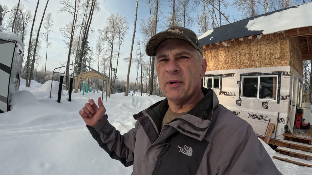 An Alaskan homestead gets new equipment and one of them is a GAME CHANGER!!! Alaska tiny cabin