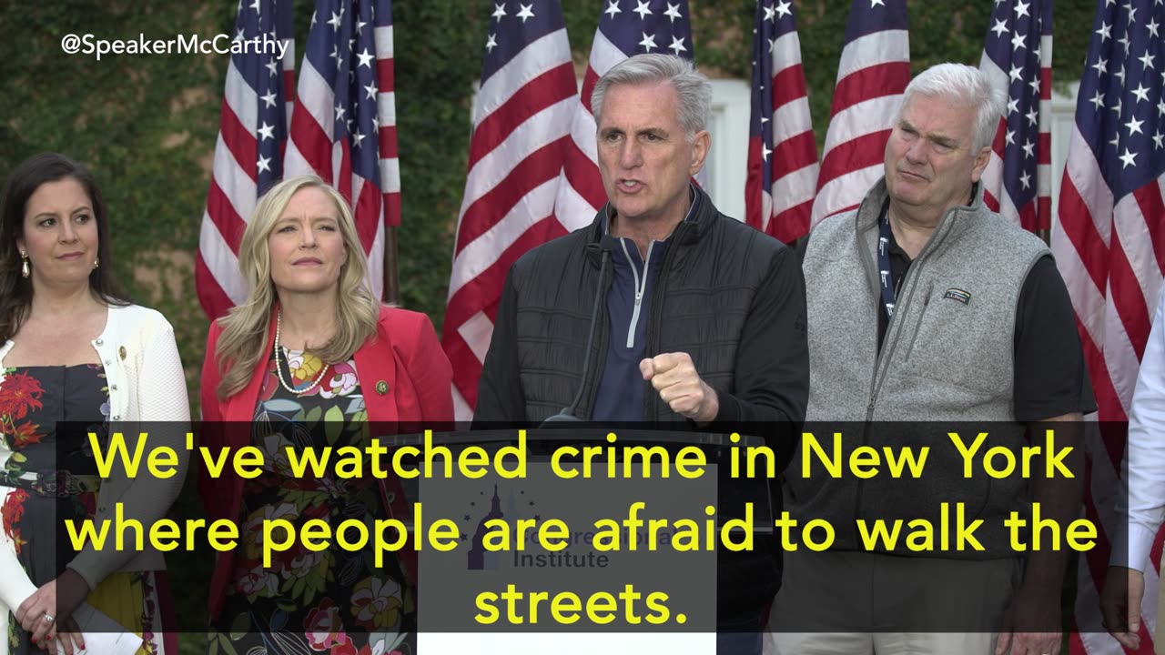 Speaker Kevin McCarthy Demolishes the New York D.A.