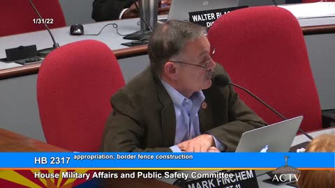 Mark Finchem: "BUILD THE WALL. Stop the deaths"