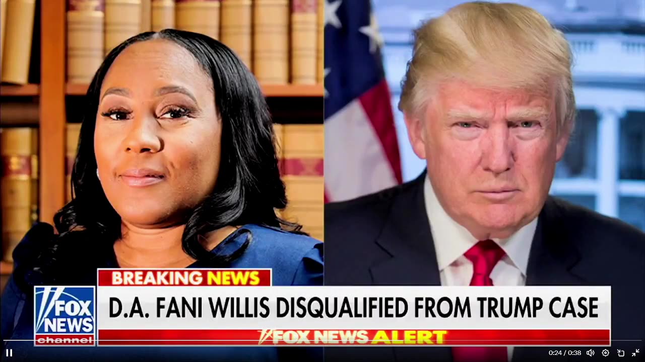 BREAKING: Fani Willis và văn phòng của cô ấy đã bị TRUẤT QUYỀN truy tố Tổng thống Trump.