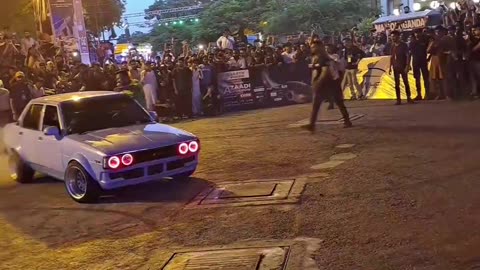 Vintage Car Drifting | daryab | auto Show