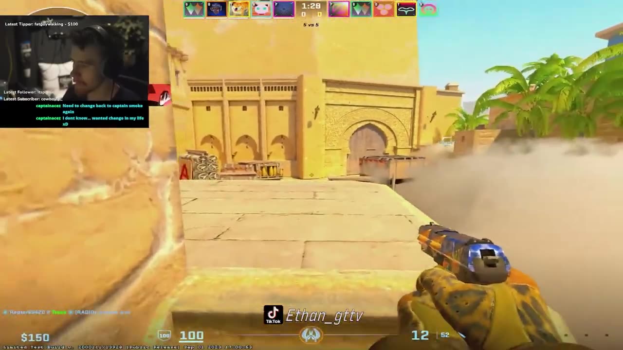 ROPZ GOT BAITED BY CS2 SHADOW!! VALVE PLS FIX!! TWITCH RECAP CS GO /CS2