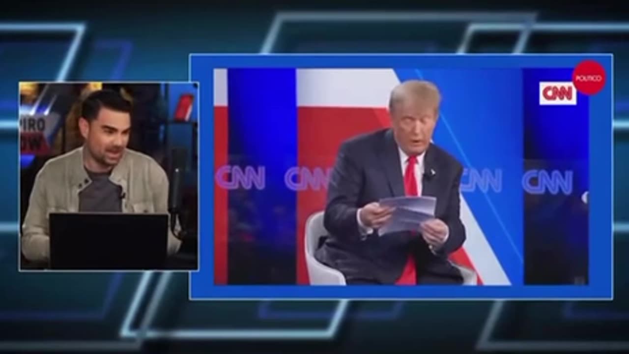 Shapiro on Trump refuting the CNN lady about #J6