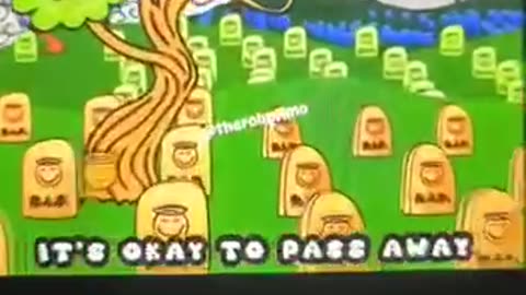 Warning - childrens adverts promoting death/suicide!