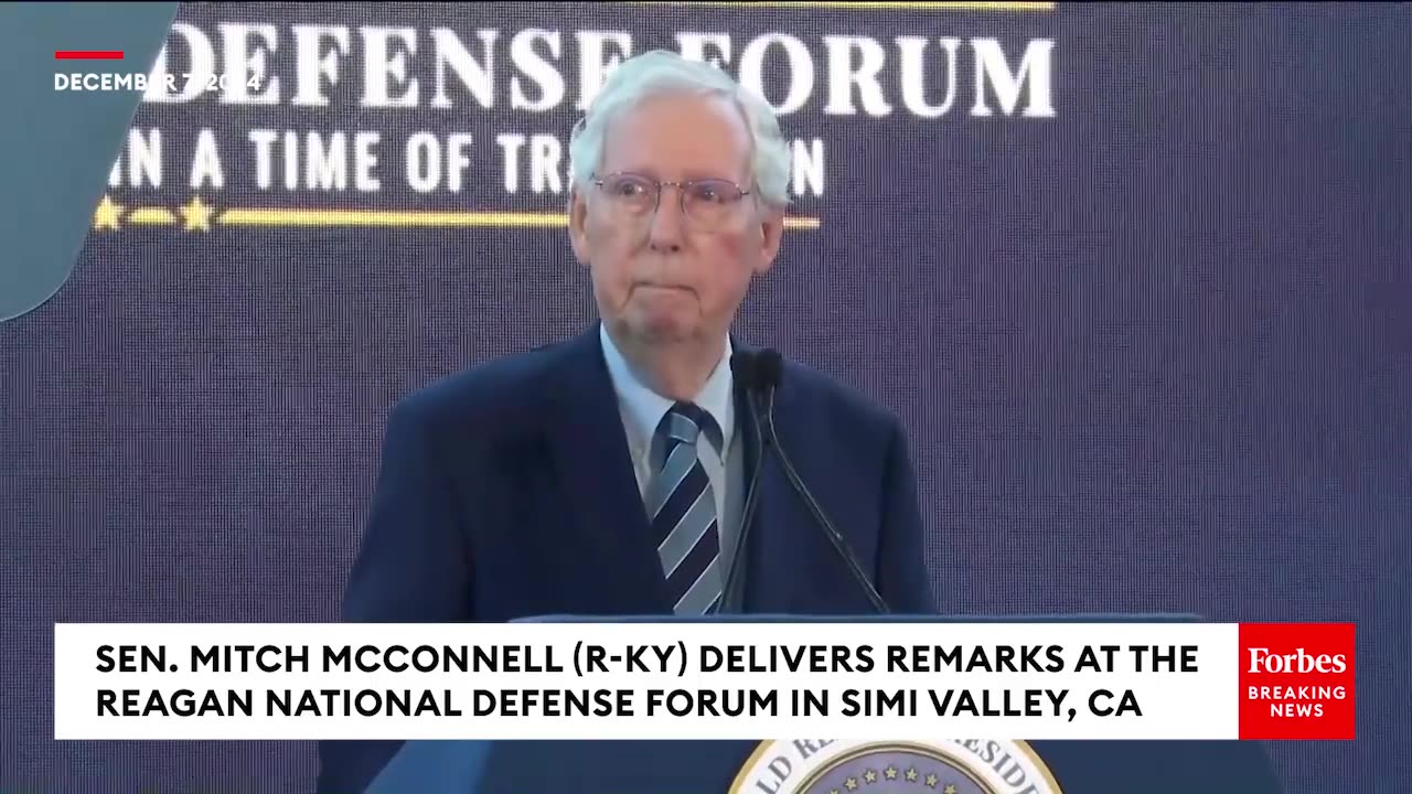 ANTI-MAGA RINO-Turtle Hybrid Glitch McConnell Reagan National Defense Forum