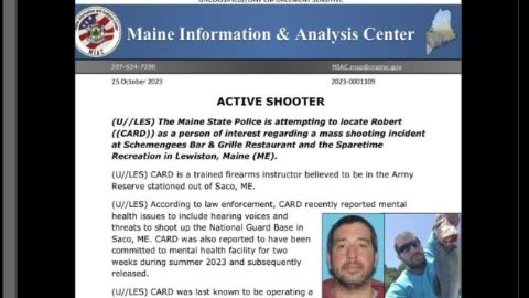 Maine suspect Robert Card trained firearms instructor USArmyreserve released mental health facility