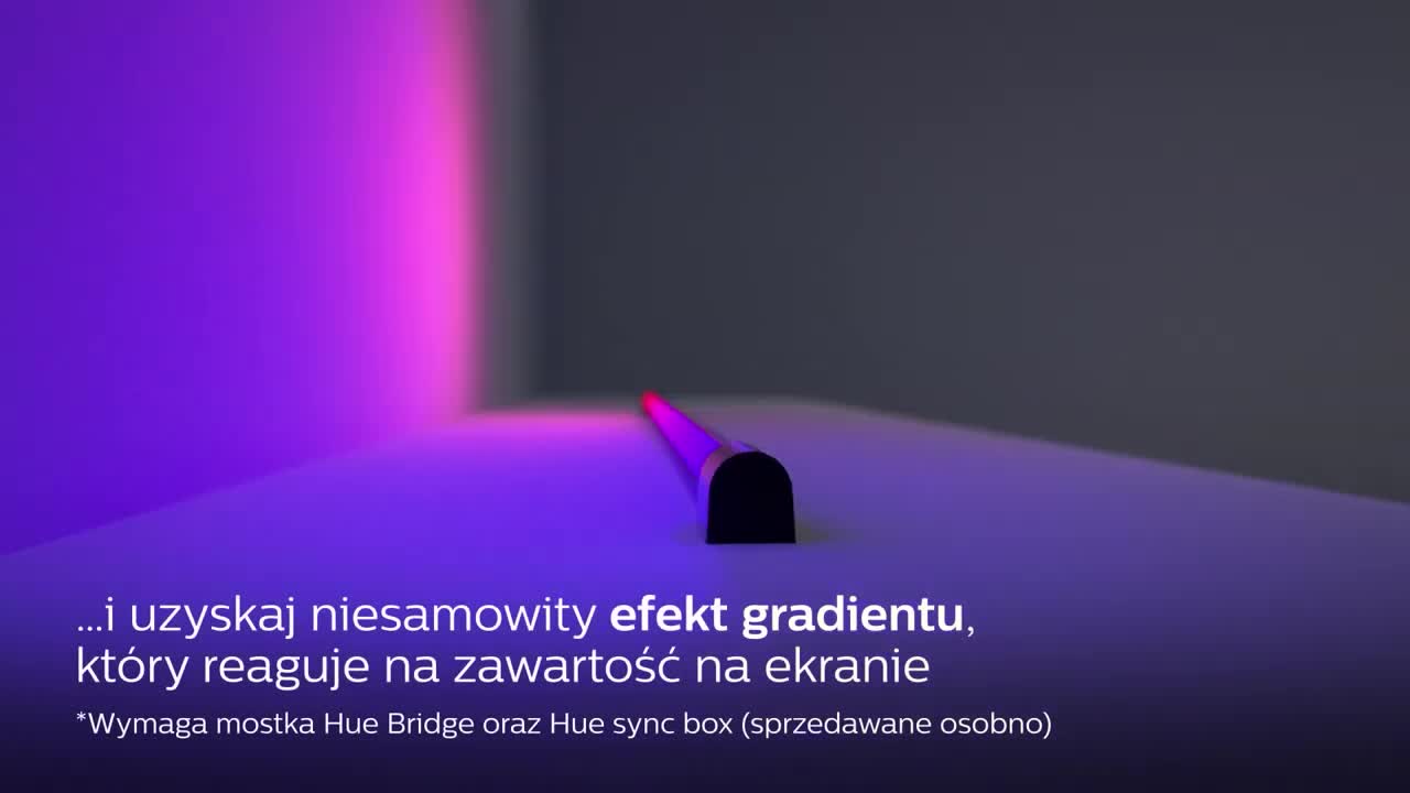 Philips Hue Tuba LED Play - Zgraj ?wiat?o z filmem, gr? i muzyk?