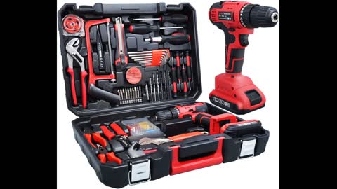 Review: Adedad 20V Power Cordless Drill Set with 2 Pieces 2.0 Ah Li-ion Battery and Chargers El...