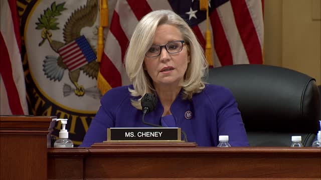 Rep. Liz Cheney says former President Trump refused to transfer power