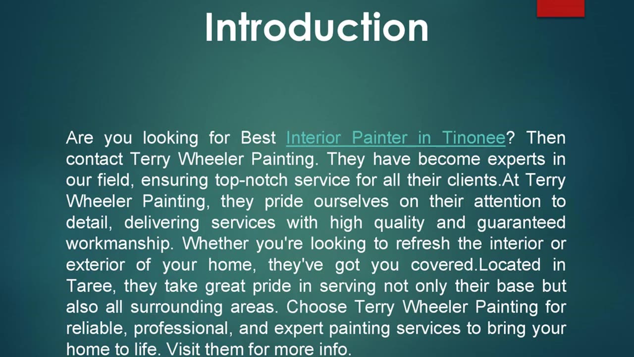 Best Interior Painter in Tinonee