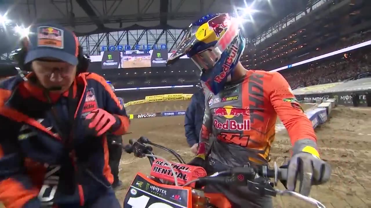 Supercross Round #5 250SX Highlights | Detroit, MI Ford Field | Feb 3, 2024