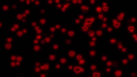 186. Flying Heart❤️Red Heart Neon Lights Love Heart