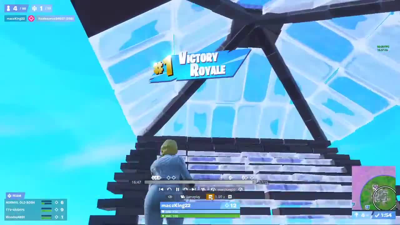 Fortnite! 12 Kill Solo win EASY!