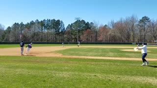 Kyle Kirkland CHS JV Blue & White Game Pitch Inning