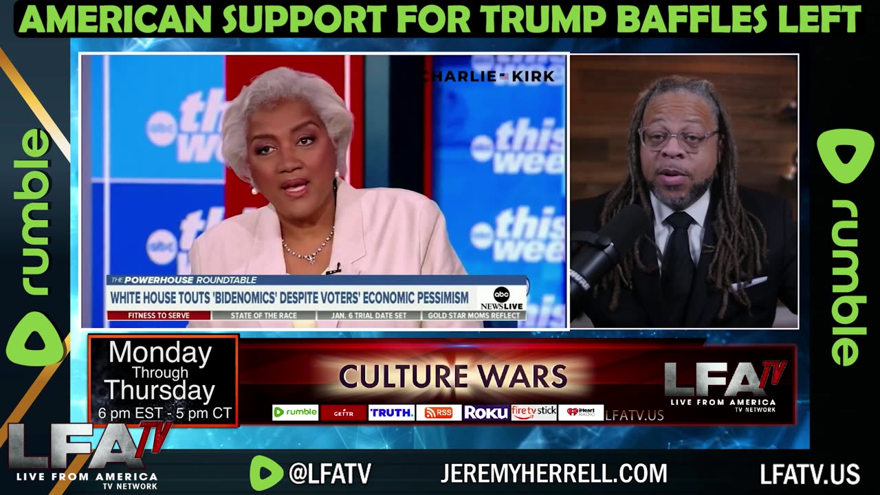 AMERICAN SUPPORT FOR TRUMP BAFFLES LEFT!!
