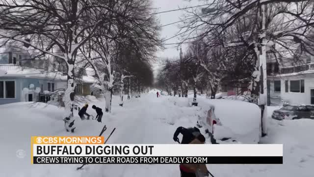 Buffalo, New York, buried in nearly 50 inches of snow after deadly winter storm