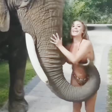 Elephant funny video