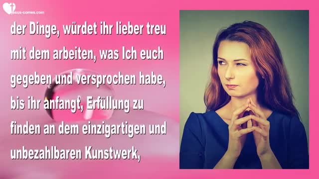 Meine Gnaden vollenden alles... Vergleicht euch nicht untereinander ❤️ Liebesbrief von Jesus