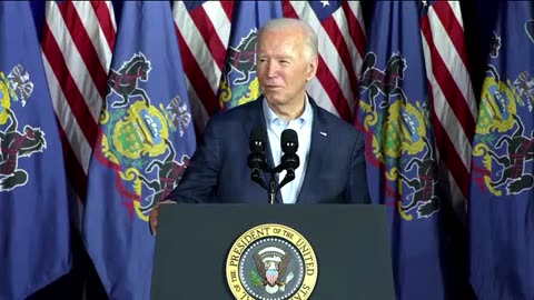 Biden Trashes Trump Tax Plan In Scranton - Mocks Truth Social Stock Price