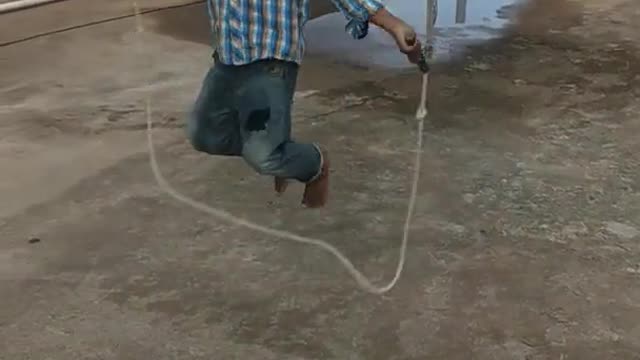 Numan Doing Skipping practice