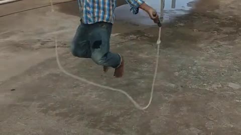 Numan Doing Skipping practice