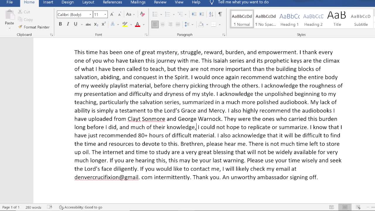 Signing Off - A Heartfelt Goodbye