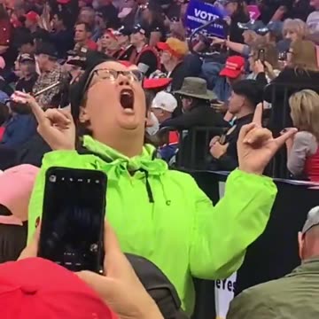 Woman shows up at Trump rally in what might be the BEST costume of 2024
