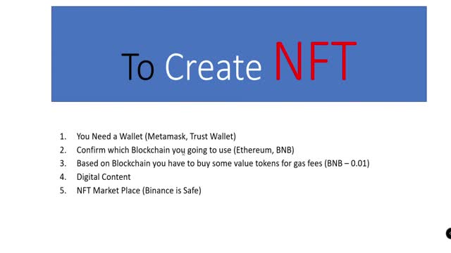 NFT How to, buy, sell and create your own NFT’s