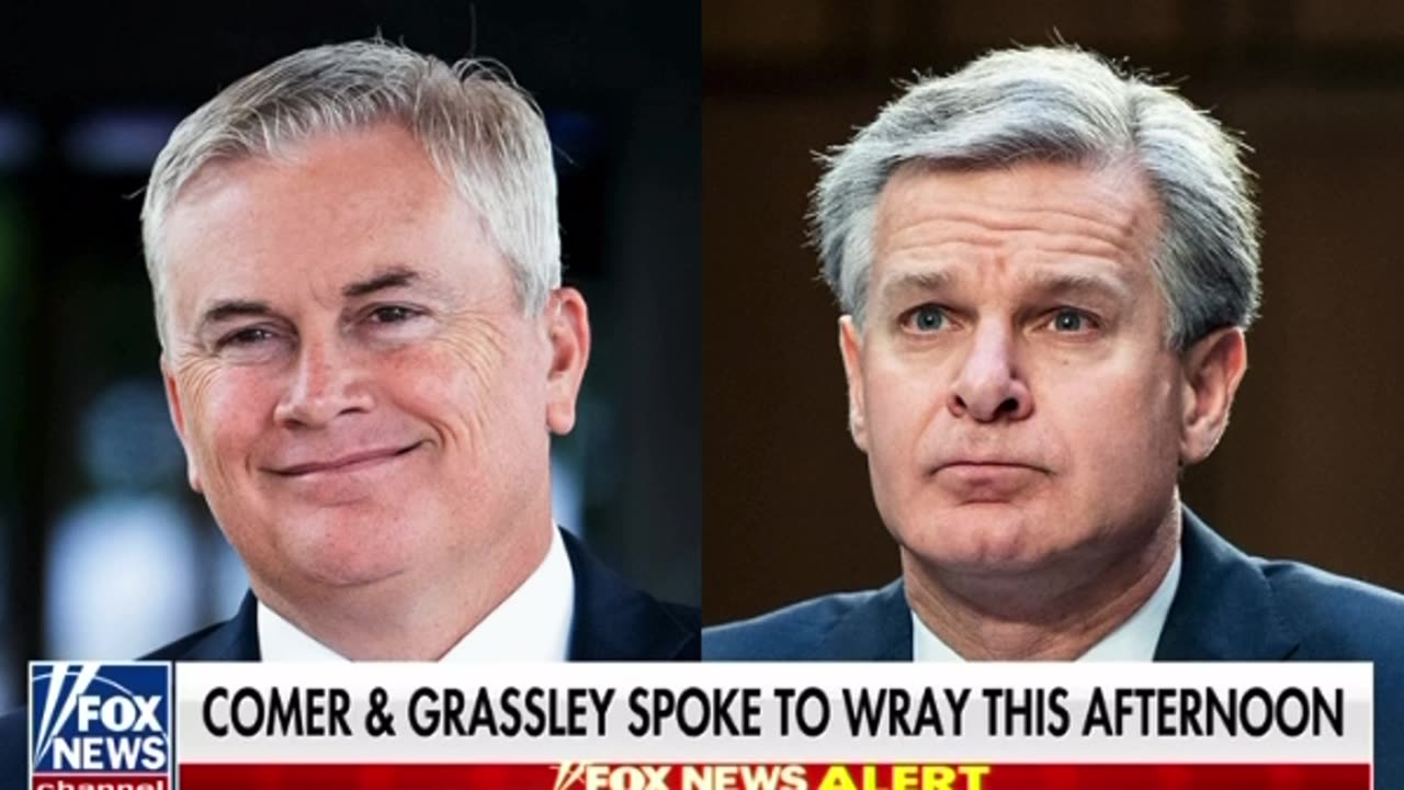 🚨 Comer and Grassley spoke to Wray this afternoon