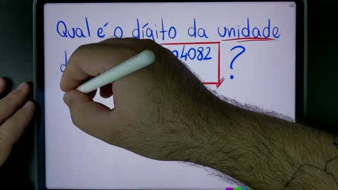 🤯 Você Consegue Descobrir O DÍGITO DA UNIDADE DE UMA POTENCIAÇÃO