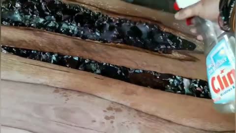 Inserting Stones in Epoxy