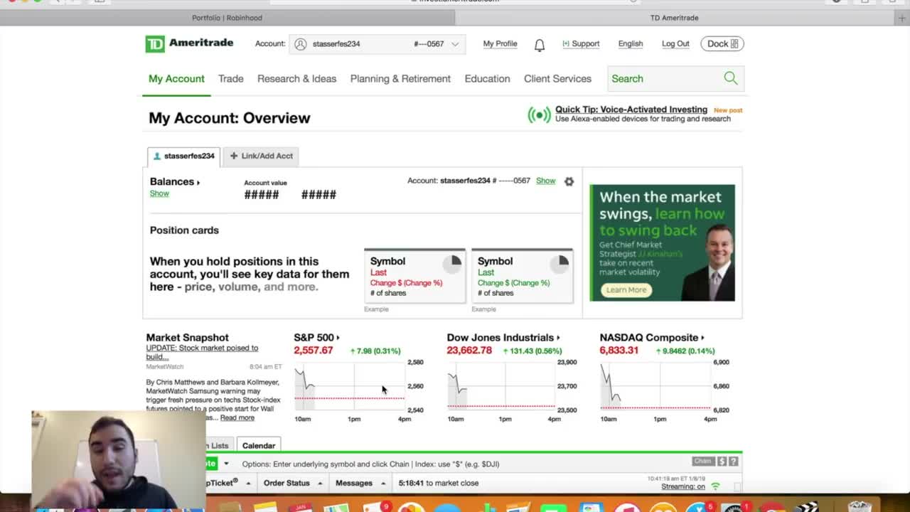ROBINHOOD vs. TD AMERITRADE | Which to use in 2021??