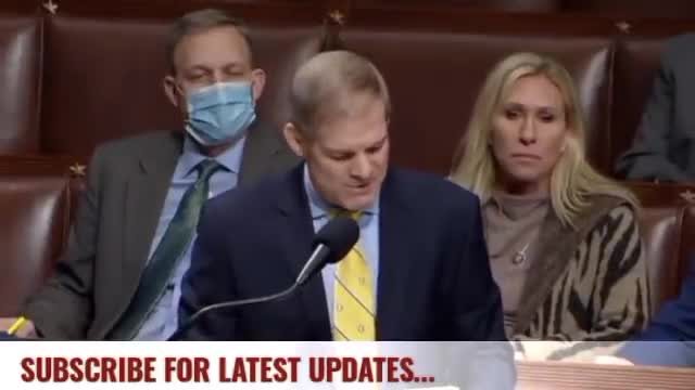 Furious Jim Jordan Rain fire on Nancy Pelosi