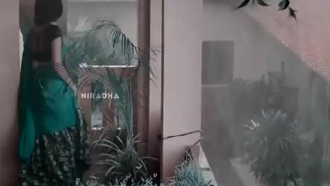 Rainy whatsapp status tamil🌧️☔🌈⛈️☔Love status | Ethirneechal song❤️ Keerthy @Niradha Editzz