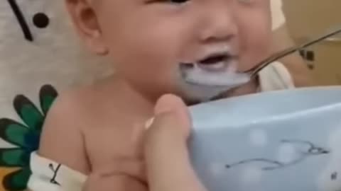 baby laughing