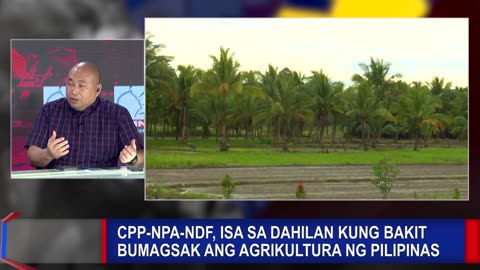 C P P N P A N D F, isa sa dahilan kung bakit bumagsak ang agrikultura ng Pilipinas