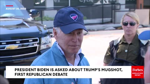 Just In biden Cracks A Joke About Trump’s Mugshot