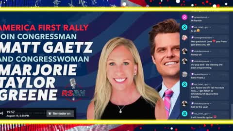 🔴LIVE: America First Rally with MTG & Matt Gaetz 🟠⚪🟣 The NPC Show