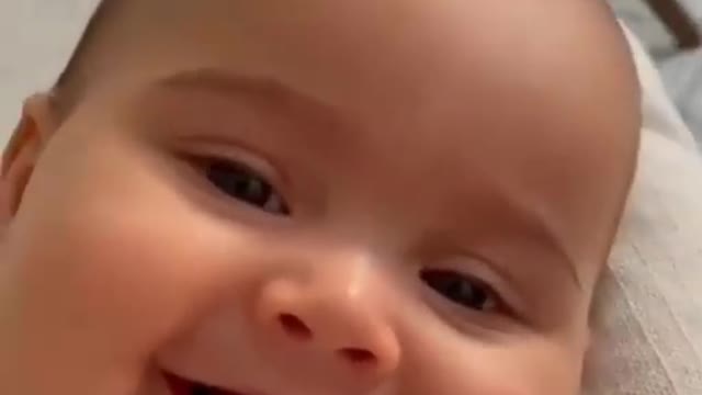 Cute Baby Having Fun with Mum