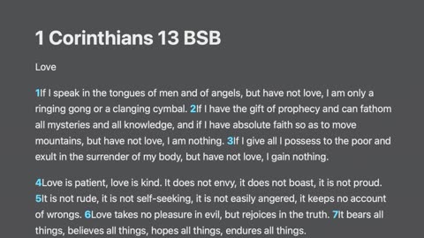 1 Corinthians 13