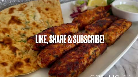 Restaurant Style Reshmi Kabab