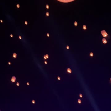 People Celebrating Loy Krathong