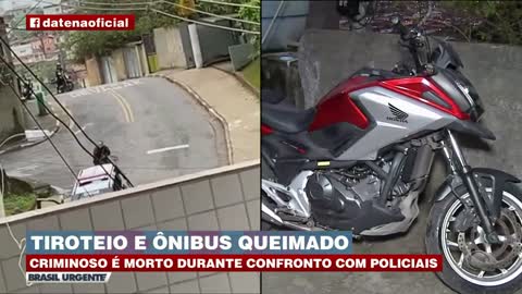 Tiroteio intenso e bandido morto