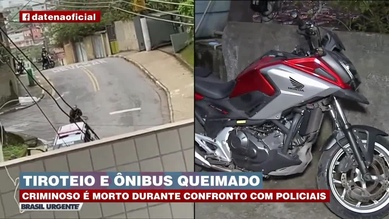 Tiroteio intenso e bandido morto