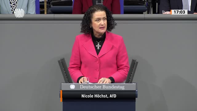 Nicole Höchst Rede vom 26.01.2023 - Berufliche Bildung