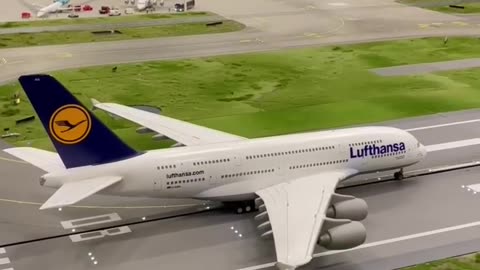 Lufthansa Mini airport Take off flight video viral